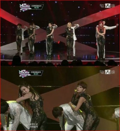 사진=Mnet '엠카운트다운' 방송 캡처