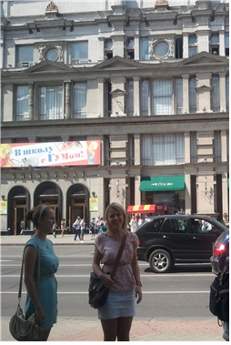 친절하고 예쁜 민스크 여성