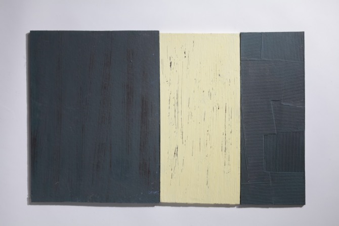 이혜정 작 '색면도판화'