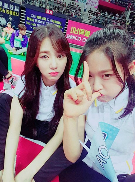 AOA 민아 부탁해요 엄마 / 사진=설현SNS 