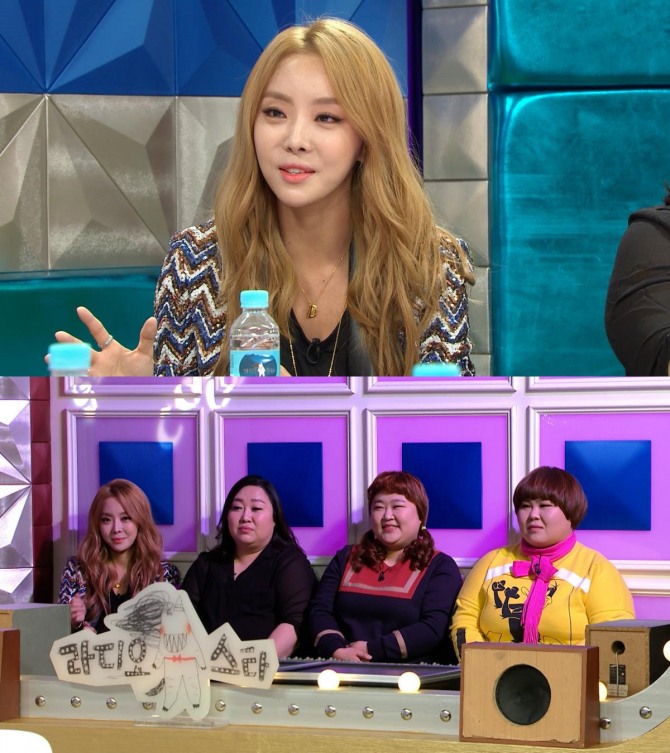 '라디오스타' 브아걸 멤버 나르샤가 최악의 구남친 에피소드를 털어놨다 / 사진=MBC