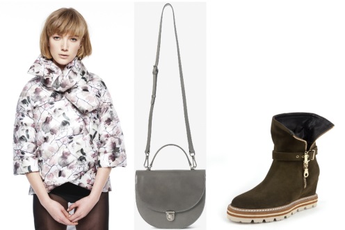 패딩-애드, 슈즈-솔트앤초콜릿, 가방-앤오즈