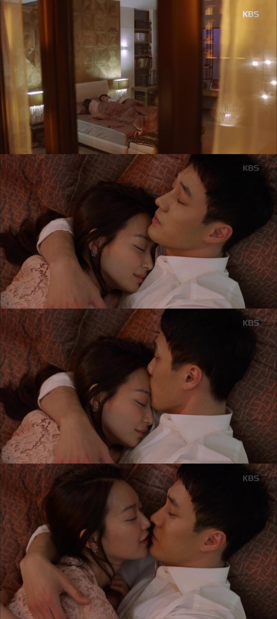 소지섭(김영호 역)과 신민아(강주은 역)가 기적같은 재회 후 따뜻한 첫날밤을 보냈다./사진=KBS방송 캡쳐
