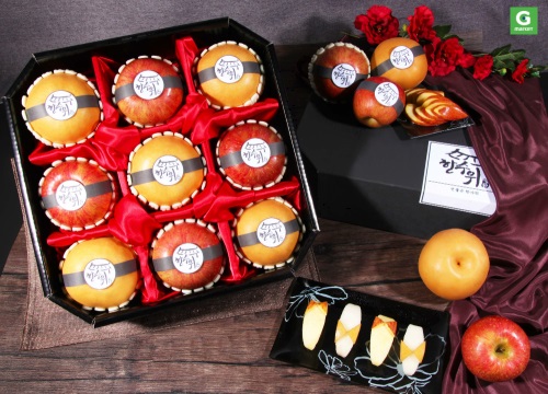 한수위 프리미엄 팔각 사과배세트/ 사진=G마켓 제공
