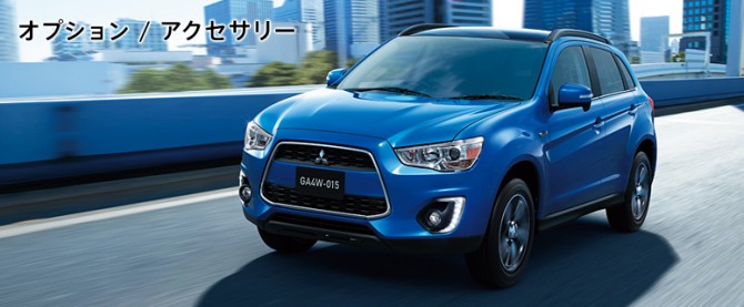일본에서 도시 지역 주행에 적합한 소형 스포츠유틸리티차량(SUV)이 인기를 끌고 있다. 사진은 미쓰비시의 소형 SUV 'RVR'. 