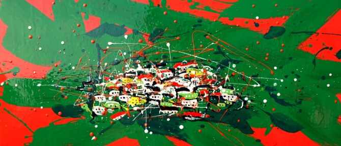 박건우 작 꿈꾸는 도시, 70x30cm, 혼합재료, 2015