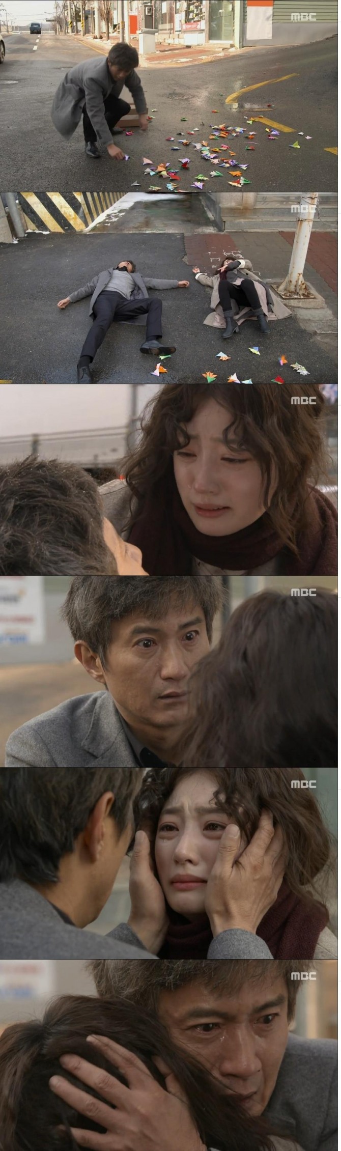 20일 방송된 MBC주말극 '내딸 금사월'에서 오월(송하윤)은 마침내 친아버지 주기황(안내상)과 오빠 주세훈(도상우)과 극적인 상봉을 했다./사진=MBC 방송 캡처