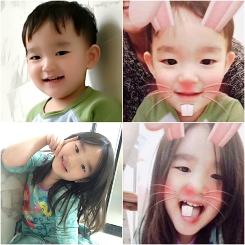 21일 KBS 2슈퍼맨이 돌아왔다에서는 이범수의 두 자녀 소을,다을 '소다 남매'가 토끼로  대 변신했다./사진=KBS2 제공