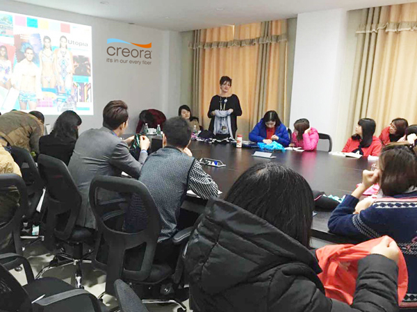  효성이 중국, 대만, 홍콩 3개국을 방문해 크레오라 워크숍을 진행하고 있다.