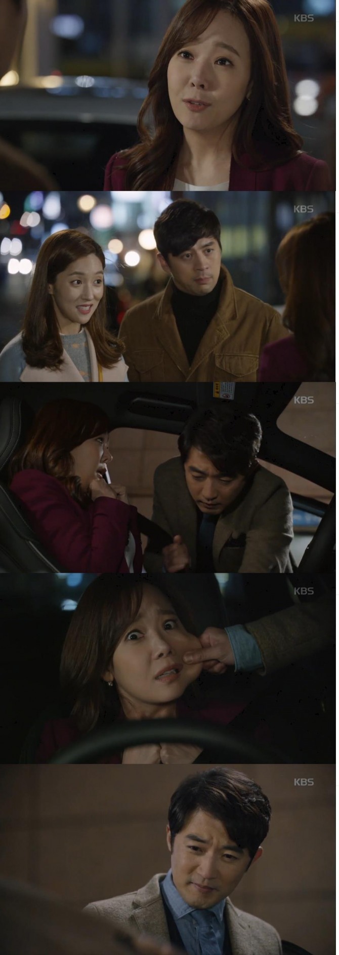 20일 방송된 KBS2 주말극 '아이가 다섯'에서 안미정(소유진)이 전남편 윤인철(권오중) 강소영(왕빛나) 부부 앞에서 이상태(안재욱)와 연인행세를 하며 시청률을 30.1%로 이끌었다./사진=KBS 2 방송 캡처