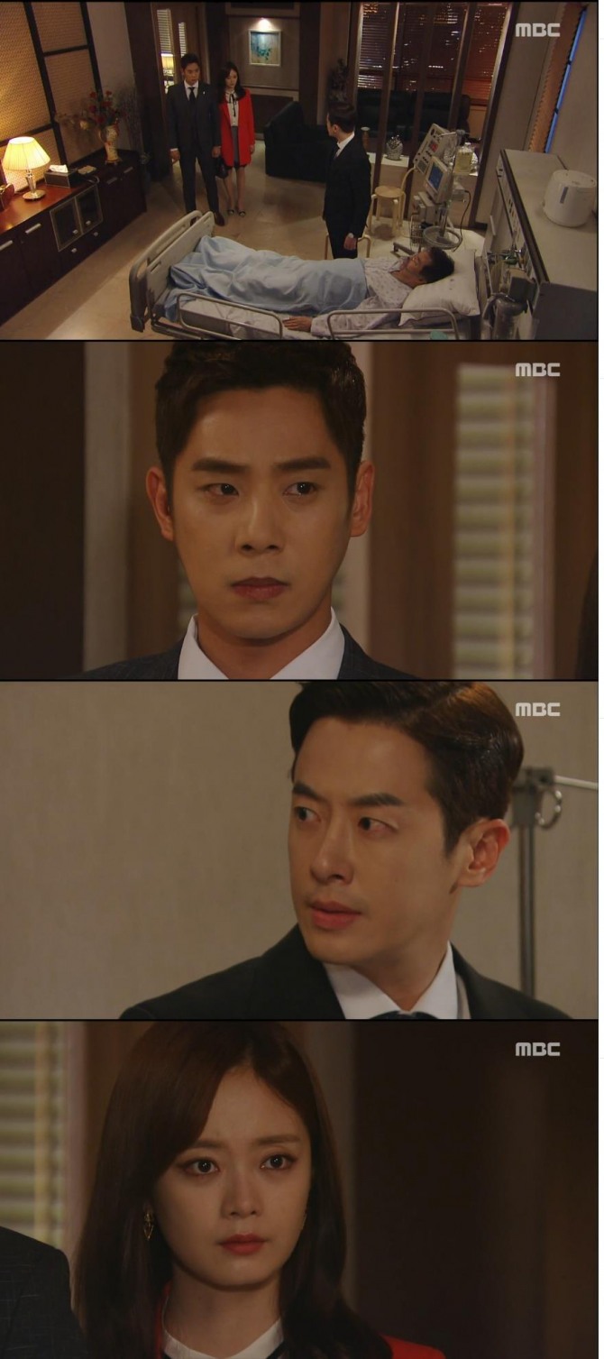 24일 방송되는 MBC 아침 일일극 '내일도 승리'에서 나홍주(송원근)는 서재경(유호린)에게 한승리(전소민) 아버지 교통사고와 관련. 자수하라고 권유한다./사진=MBC 방송 캡처