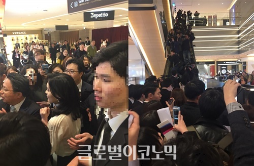 이부진 사장과 취재진/ 사진=이세정 기자