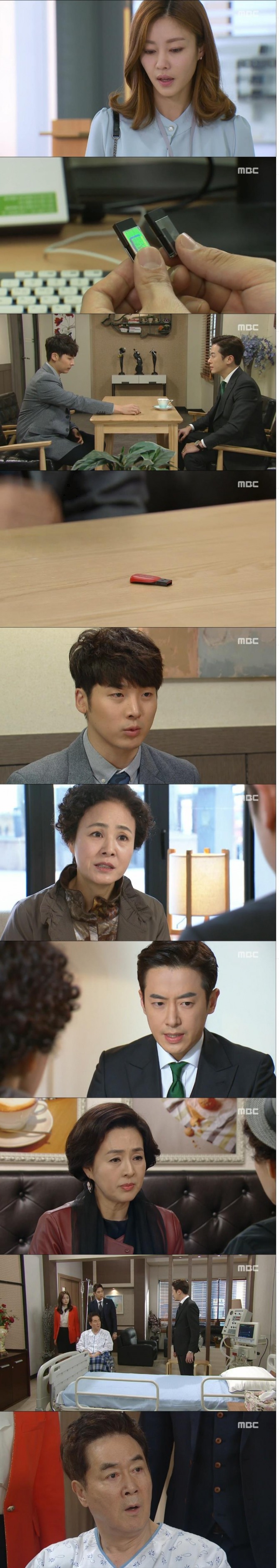 6일 아침 방송된 MBC 일일극 '내일도 승리'에서 차선우(최필립)는 동생 차진우(김민철)로부터 한세리(이지현)가 갖고 있던 교통사고 뺑소니 영상이 든 USB를 건네받아 또 한번의 반전이 예고됐다/사진=MBC 방송 캡처 