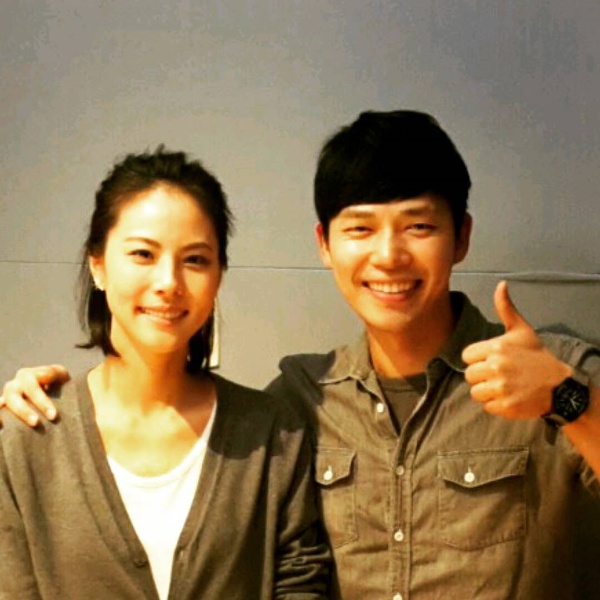 지승현이 지난 4일 박지윤의 fm데이트에 출연한 뒤 찍은 인증샷./사진=인스타그램 캡처