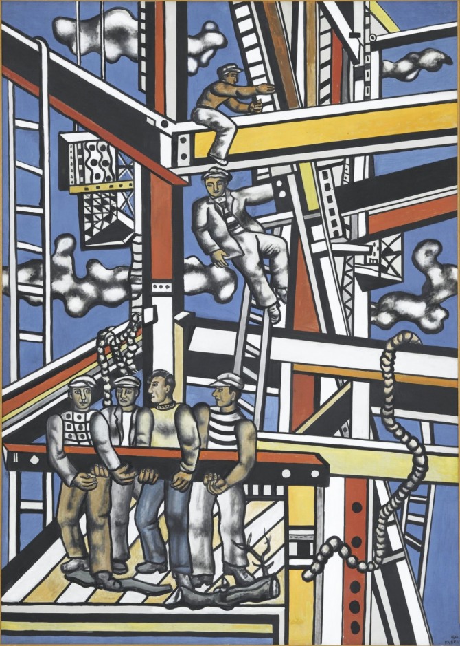 페르낭 레제 작 건설자들 Les Constructeurs, 1950 