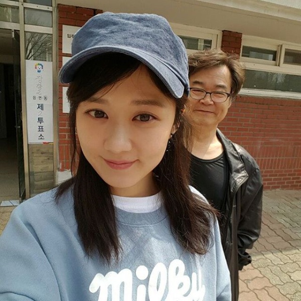 4·13 투표에 참여한 장나라/사진= 장나라 인스타그램 캡처