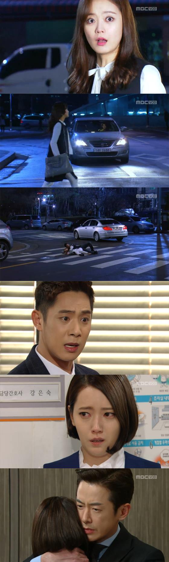 13일 아침 방송된 MBC '내일도 승리'에서 서재경(유호린)은 남편 차선우(최필립)에 대한 배신감을 이기지 못해 한승리(전소민)를 자동차로 치려는 만행을 저질렀다./사진=MBC 제공