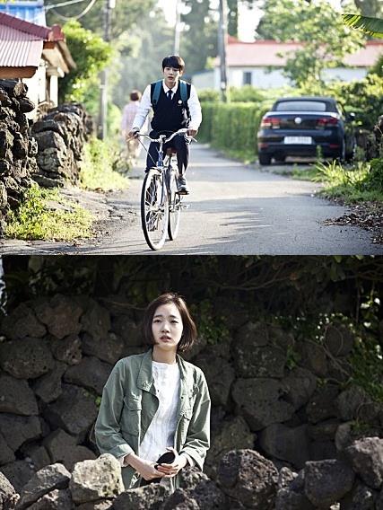 그룹 샤이니의 민호가 오는 5월 19일 개봉 예정인 영화 '계춘할망'을 통해 스크린에 데뷔한다. 이 영화에서 민호는 김고은과 호흡을 맞춘다./사진=스틸 컷 