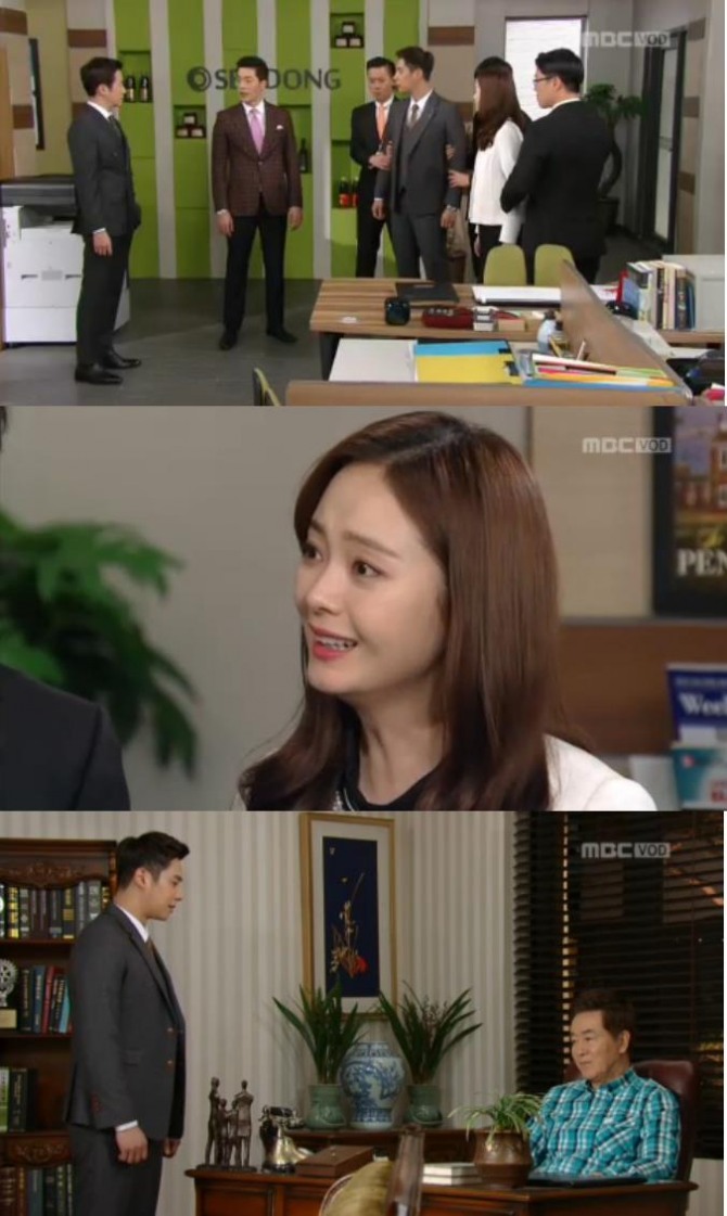 20일 아침 방송된 MBC 일일극 '내일도 승리'에서 한승리(전소민)가 아버지가 남긴 씨간장으로 런던 솔향 프로젝트 투자를 다시 이끌어내며 서동그룹을 살렸다./사진=MBC 방송 캡처