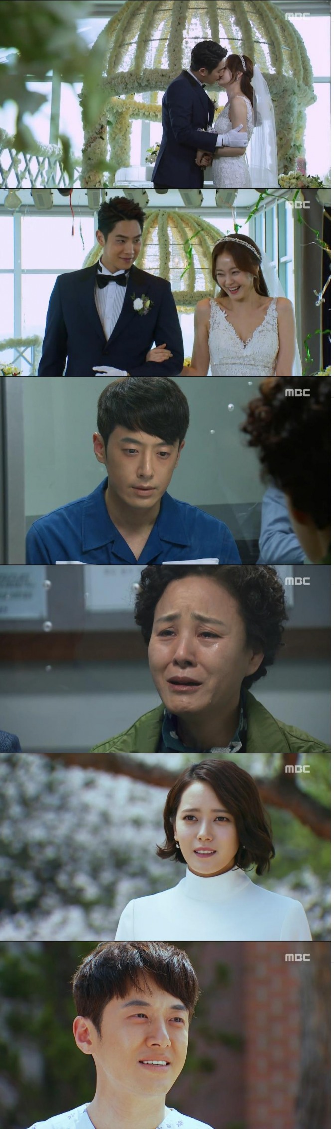 29일 아침 MBC 일일드라마 '내일도 승리'가 130화로 대단원의 막을 내렸다. 차선우(최필립)는 체포된 후 25년 형을 받고 수감됐고 나홍주(송원근)와 한승리(전소민)는 양가 친인척의 축복속에 행복한 결혼식을 올렸다./사진=MBC 방송 캡처