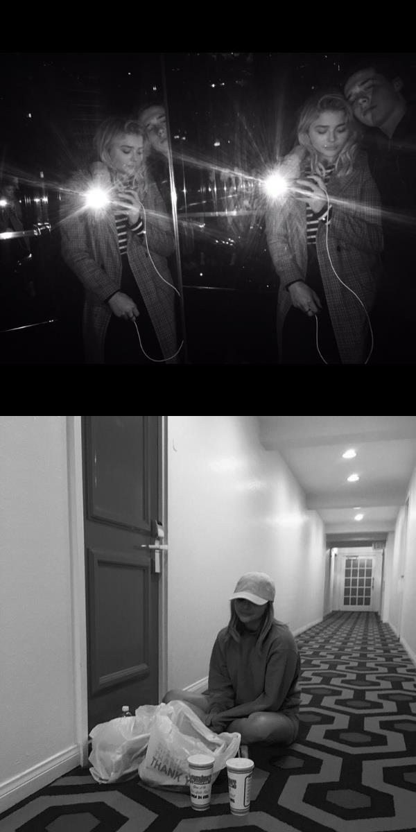 브루클린 베컴이 최근 자신의 SNS에 게재한 할리우드 배우 클로이 모레츠의 모습/사진=브루클린 베컴 인스타그램 캡처 