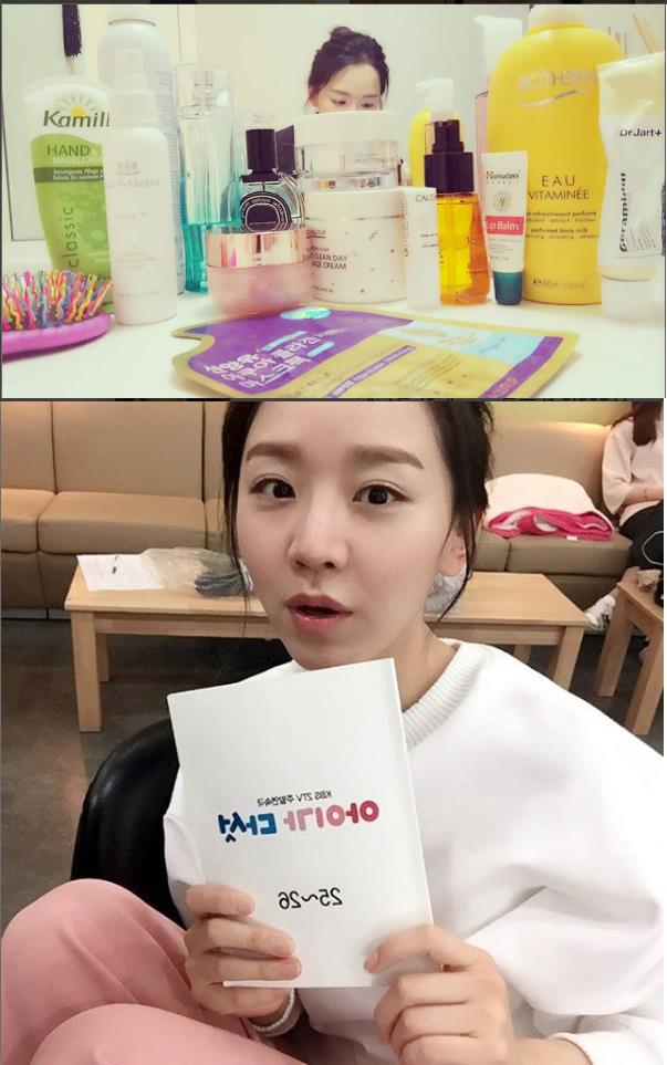 KBS 주말 드라마 ‘아이가 다섯’에서 열연하고 있는 배우 신혜선이 SNS를 통해 현재 자신이 사용하고 있는 화장대를 공개했다./사진=신혜선 SNS