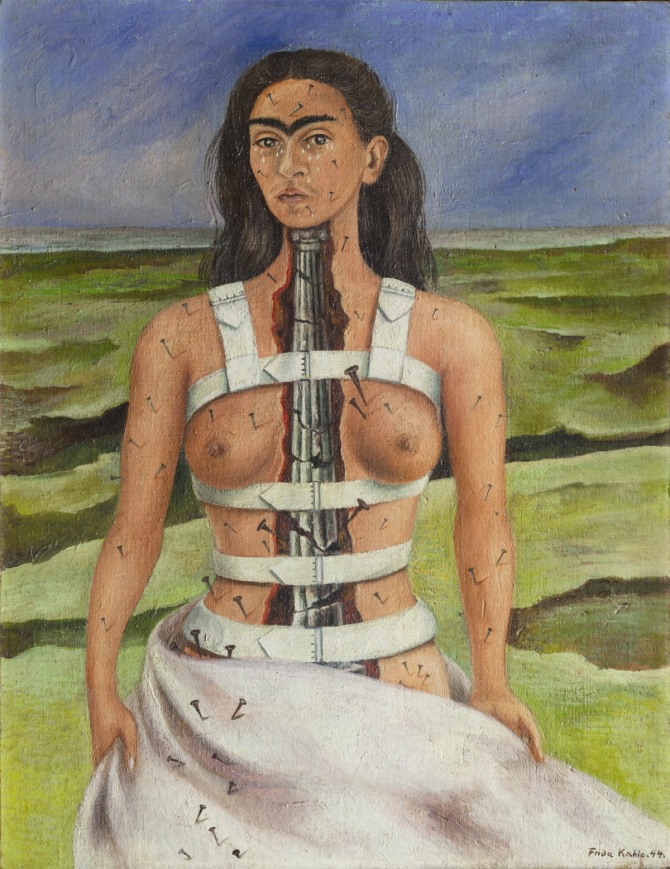 프리다 칼로 '부러진 척추'(39.8×30.5㎝, 1944)