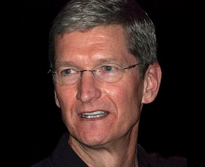 애플의 서비스가 2일 오후(현지시간) 대거 중단되는 사태가 빚어졌다. 사진은 팀 쿡 애플 CEO.사진=위키피디아 