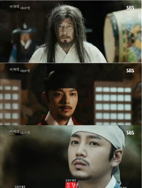 SBS 월화드라마 ‘대박’ 24회(마지막 회) 방송안내에 따르면, 영조(연잉군/ 여진구 분)은 이인좌(전광렬 분)과 밀실에서 독대하며 극의 긴장감을 올린다./사진=SBS 방송캡처