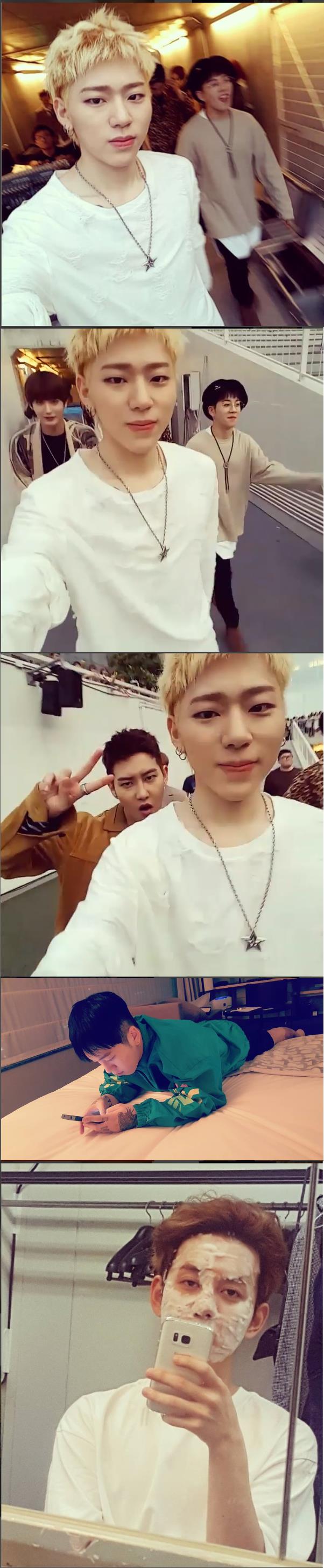 '블락비'의 멤버 지코가 SNS 를 통해 블락비(지코·태일·재효·비범·피오·박경·유권)의 근황을 전했다./사진=지코 SNS