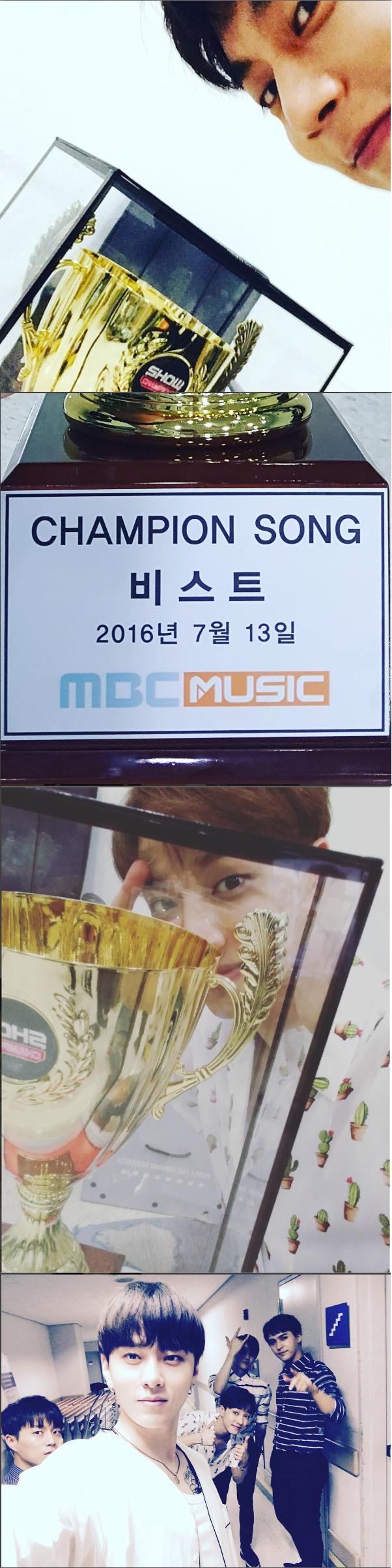 사진=윤두준, 양요섭, 이기광, 용준형 각SNS