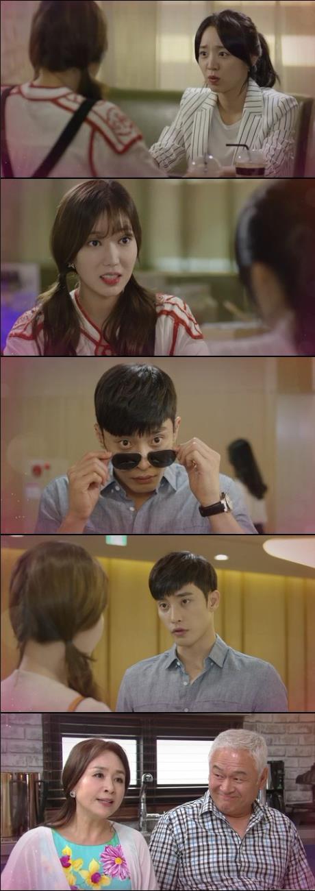 24일 방송되는 KBS2 주말드라마 '아이가 다섯' 46회에서는 연태(신혜선)가 상민(성훈)의 부모에게 식사 초대를 받아 집으로 방문하고, 상민의 모친 박해미는 연태가 마음에 들어 결혼식을 서두르는 장면이 그려진다./사진= KBS2  영상 캡처