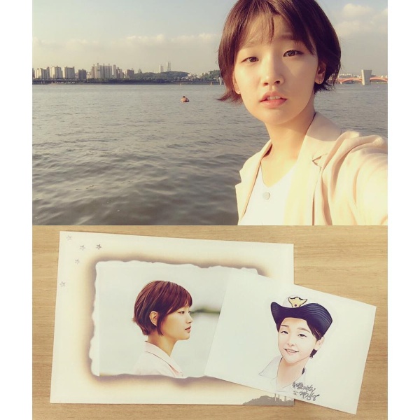 박소담이 지난 24일 자신의 SNS에 KBS2 월화드라마 '뷰티풀 마인드'의 극중 계진성의 캐리커처를 게재해 화제를 모으고 있다./사진= 인스타그램 캡처