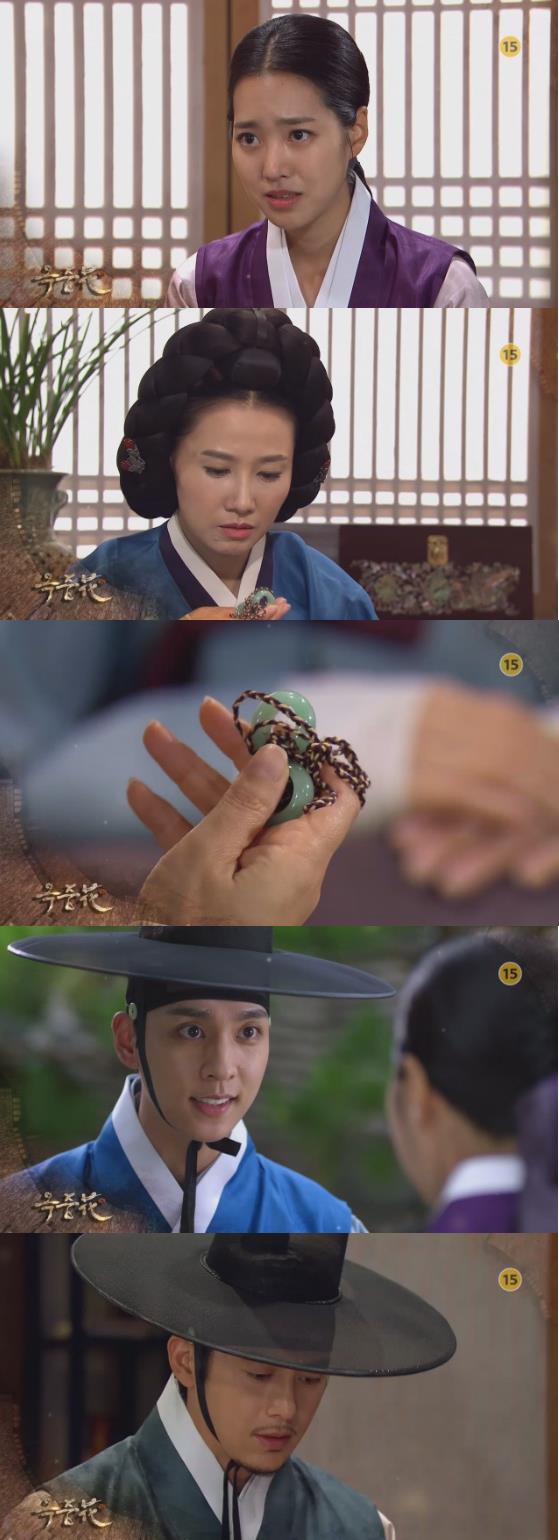 31일 방송되는 MBC 주말드라마 '옥중화' 27회에서는 옥녀(진세연)가 쌍으로 된 옥가락지를 들고 과거 동궁전 나인을 만나 친어머니의 존재를 확인하는 장면이 그려진다./사진=MBC 영상 캡처