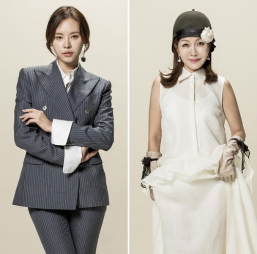 계모와 배다른 맏딸로 출연하는 구제이(왼쪽)와 박준금/사진= 팬 엔터테인먼트 제공