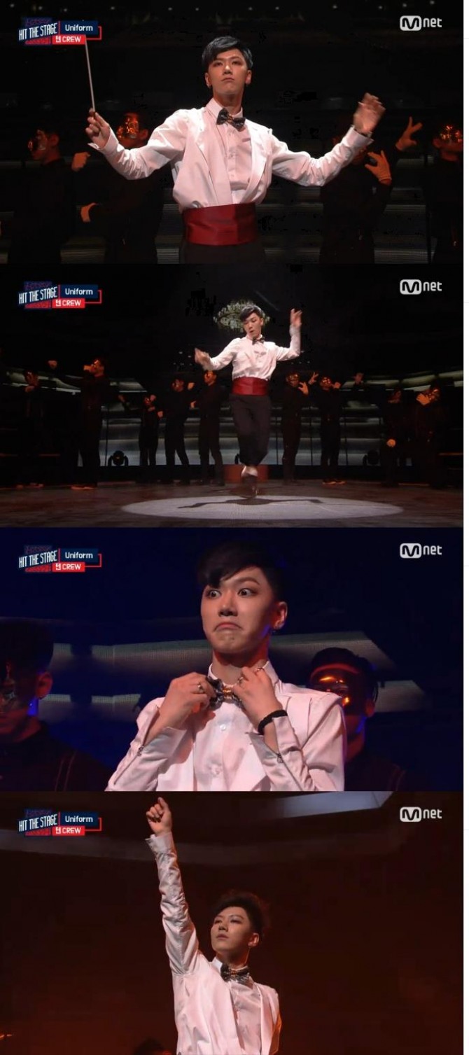 31일 밤 방송된 Mnet '힛 더 스테이지' 유니폼 매치에서 NCT 텐이 최종 우승을 차지했다./사진=Mnet 방송 캡처