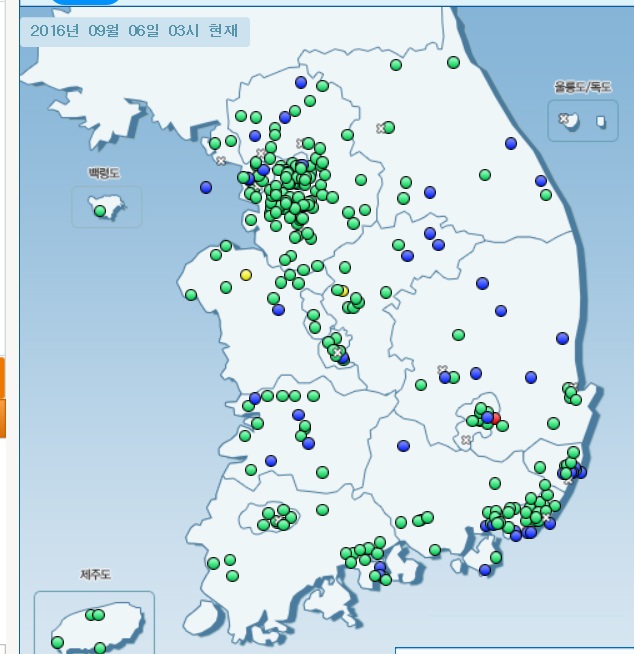  다시 미세먼지 비상, 중국 북서풍 타고 한반도 습격... 수도권  강원 충청 전북 나쁨, 태풍 몬테온 이어 오늘날씨 미세먼지 공포         