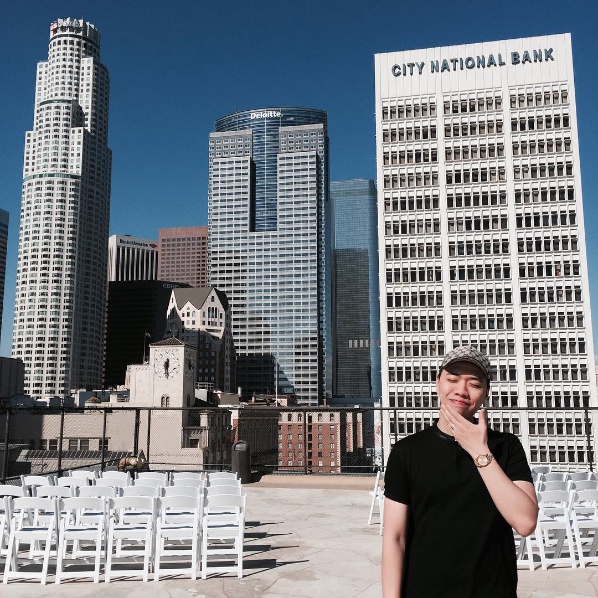 래퍼 비와이가 10일 자신의 SNS를 통해 미국 LA에 있다는 근황을 전해왔다./사진=인스타그램 캡처