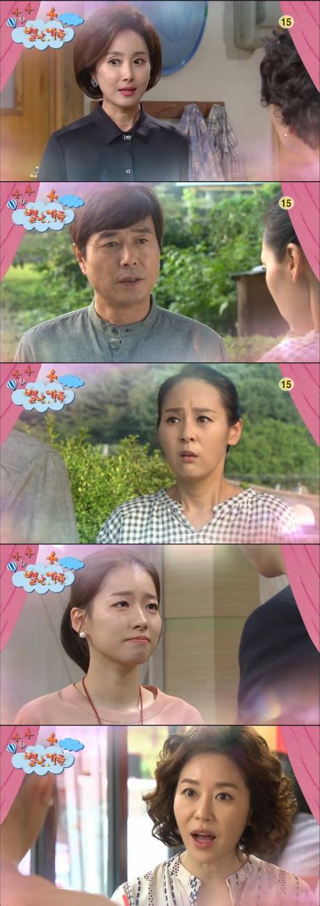 13일 밤 방송되는 KBS1 일일드라마 '별난가족'에서는 설혜리(박연수)가 시어머니인 손도순(김예령)을 동원해 강단이(이시아)를 퇴사시키려고 하는 장면이 그려진다./사진=KBS1 방송 캡처