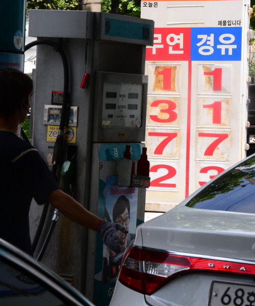 성북구의 한 주유소 모습. 사진/뉴시스 