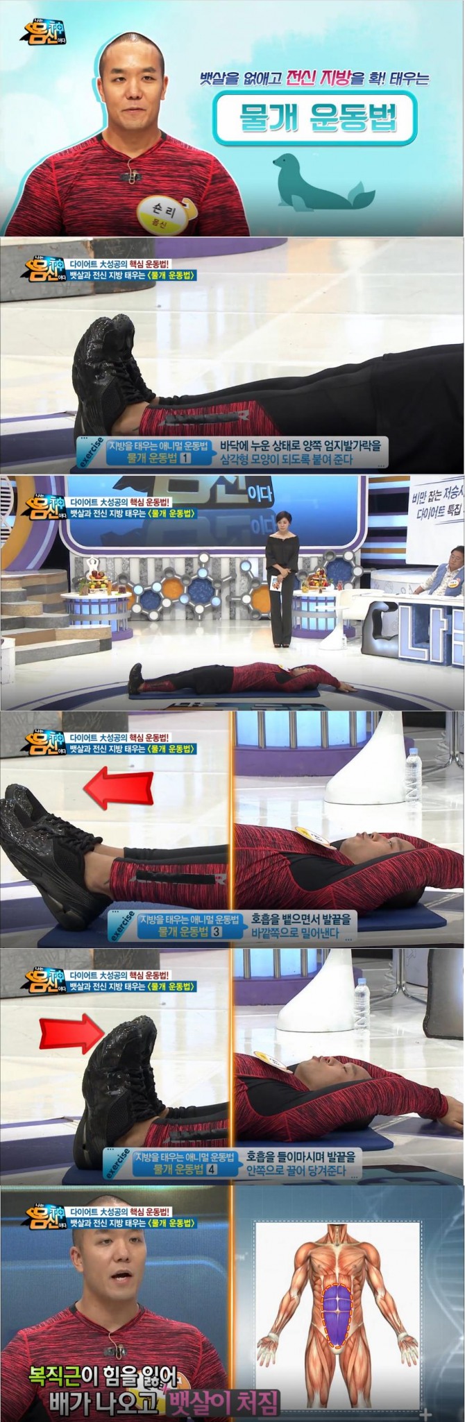 '나는 몸신이다' 숀리 요요없는 다이어트, 물개, 돌핀푸시업, 도마뱀 애니멀 운동법, 식단 공개 /사진=채널A 방송캡처