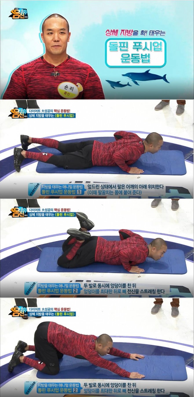 '나는 몸신이다' 숀리 요요없는 다이어트, 물개, 돌핀푸시업, 도마뱀 애니멀 운동법, 식단 공개 /사진=채널A 방송캡처