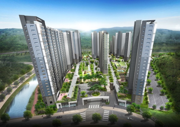 의왕 장안지구 파크 푸르지오. 사진=대우건설.