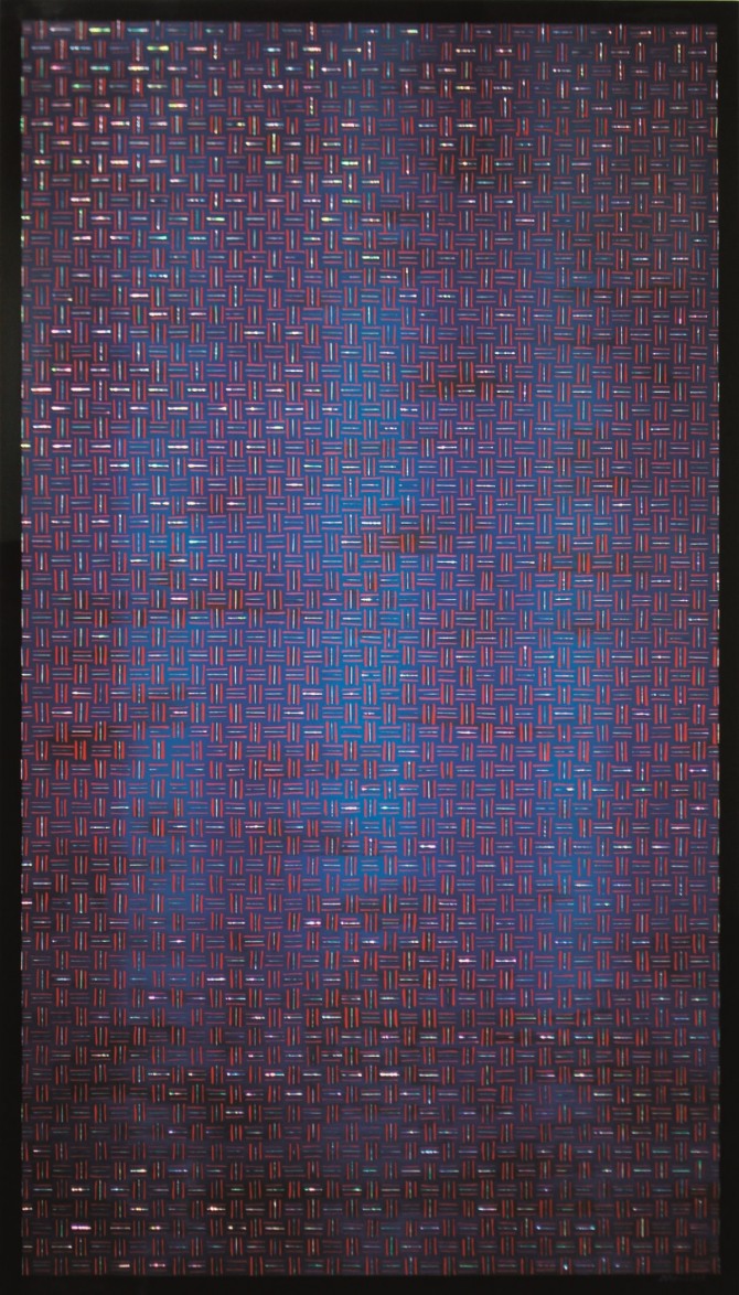 김성수, Network- Blue, 77x137cm