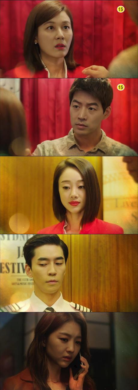 5일 밤 방송되는 KBS2 수목드라마 '공항가는 길'5회에서는 최수아(김하늘)와 서도우(이상윤)가 불륜의 선을 넘을락말락하는 아슬아슬한 장면이 그려진다./사진=KBS2 영상 캡처