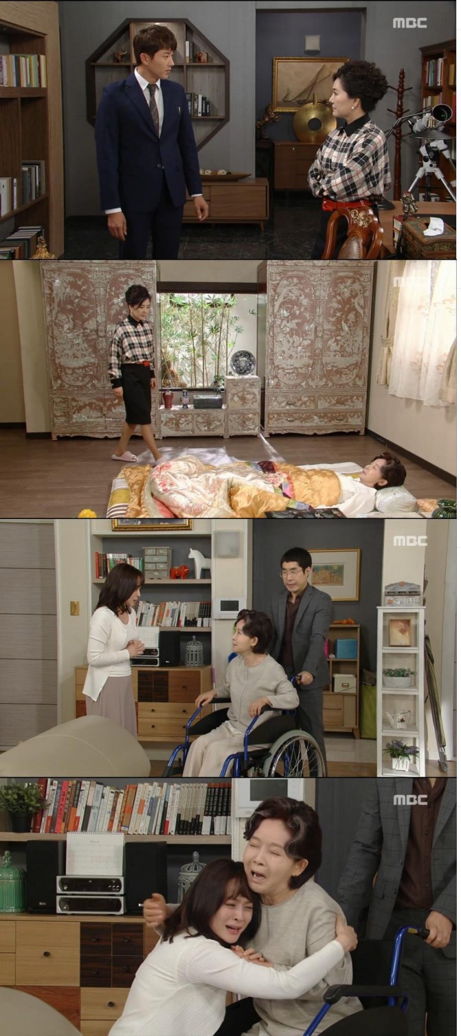 12일 아침 방송된 MBC 일일드라마 '좋은 사람'에서는 차옥심(이효춘)이 석지완(현우성)과 박명수(이재훈)의 도움으로 탈출에 성공해 윤정원(우희진)과 눈물의 재회를 했다./사진=MBC 방송 캡처
