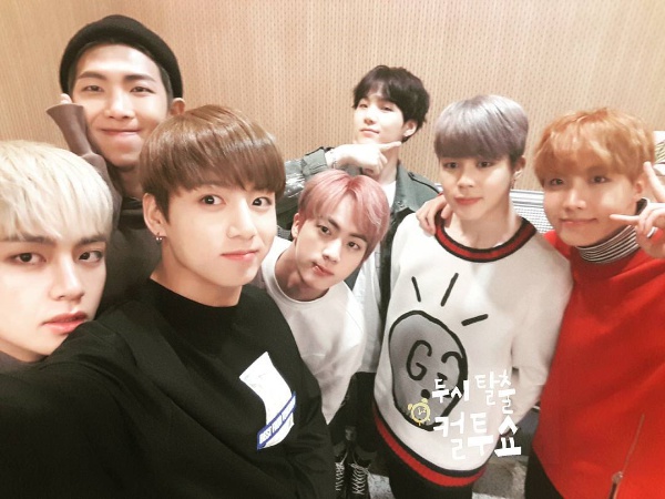 방탄소년단/ 사진= 컬투쇼 공식 인스타그램 캡처