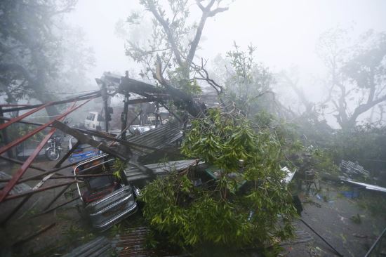 태풍 하이마 피해 속출/AP 뉴시스