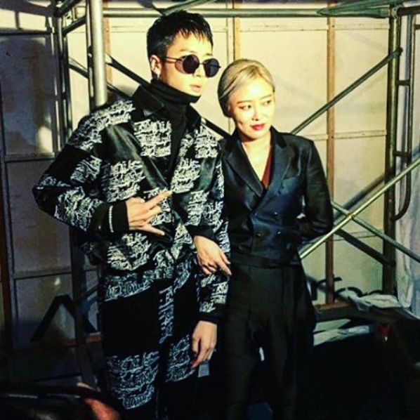 빅스의 라비와 이지연 디자이너/사진=rravii0215 인스타그램 캡처