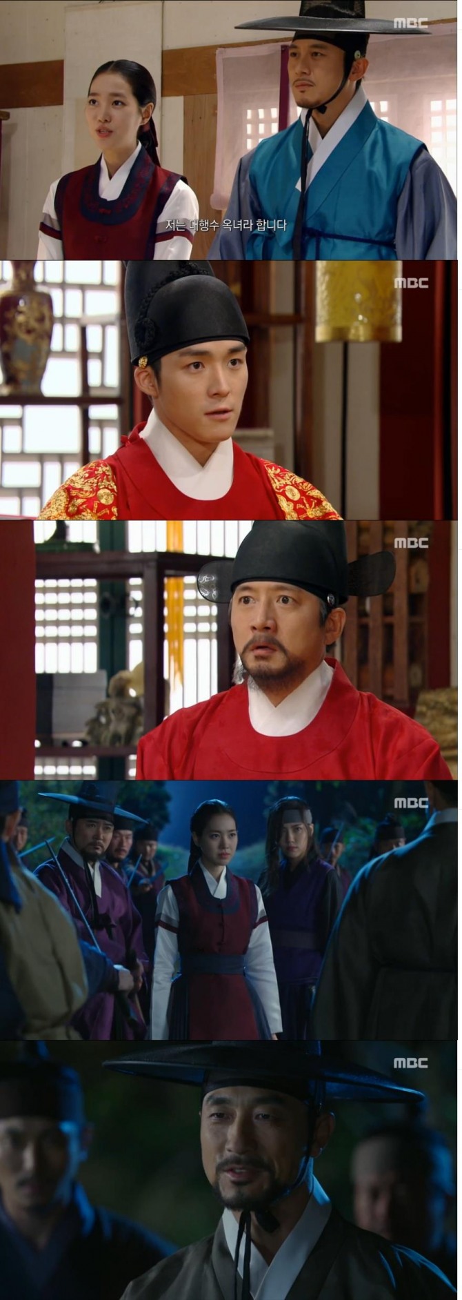 23일 밤 방송된 MBC '옥중화'에서는 옥녀(진세연)가 윤태원(고수), 강선호(임호)의 도움으로 정난정(박주미)에게 정면으로 복수하는 장면이 그려졌다./사진=MBC 방송 캡처 